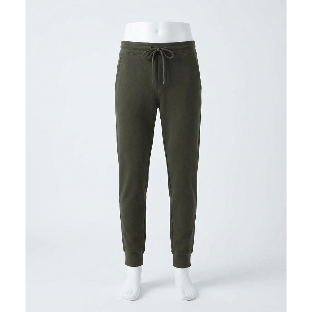 NEW FAHERTY high standard fleece sweatpants in fall evergreen